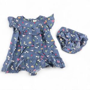 Carter’s Floral Baby Dress and Bloomers Set size 6 months